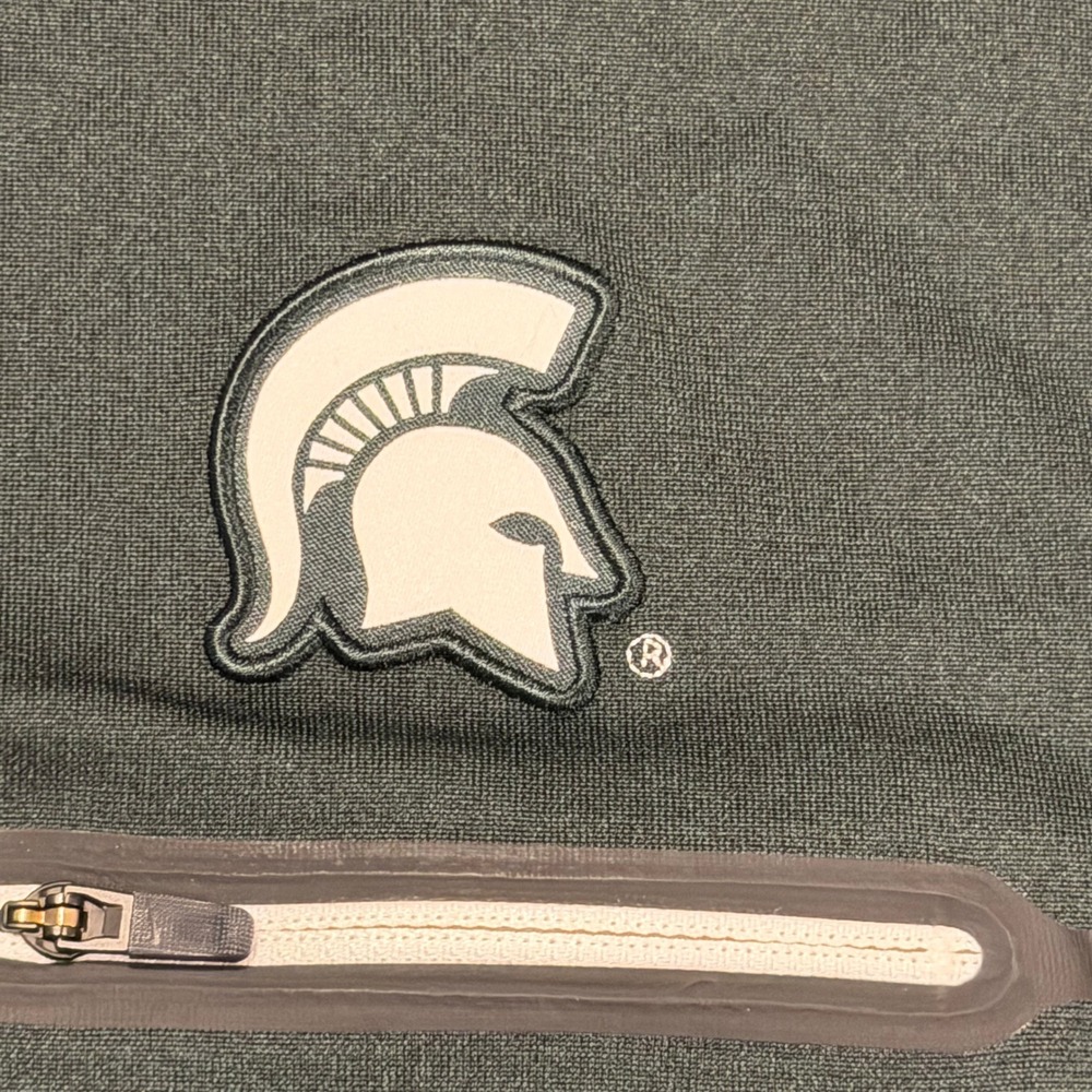 Michigan State Spartans Nike Pullover Men XXL Green Dri-FIT 1/4 Zip 32866X-MS5 - Picture 10 of 11
